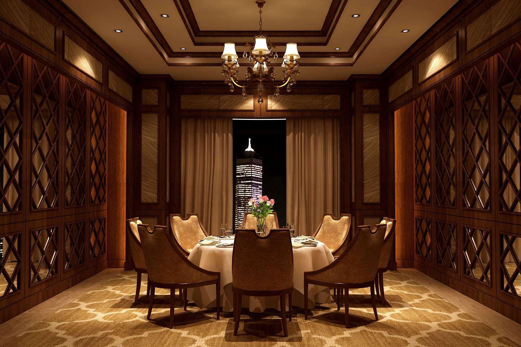 מלון הלונג Wyndham Legend Halong מראה חיצוני תמונה 3D rendering of a dining room